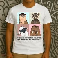 Lylla Rocket Floor Teefs Into The Forever And Beautiful Sky Rock T-Shirt thumb 3