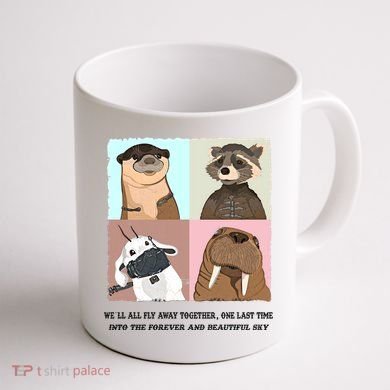 Lylla Rocket Floor Teefs Into The Forever And Beautiful Sky Rock Coffee Mug back