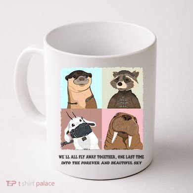 Lylla Rocket Floor Teefs Into The Forever And Beautiful Sky Rock Coffee Mug