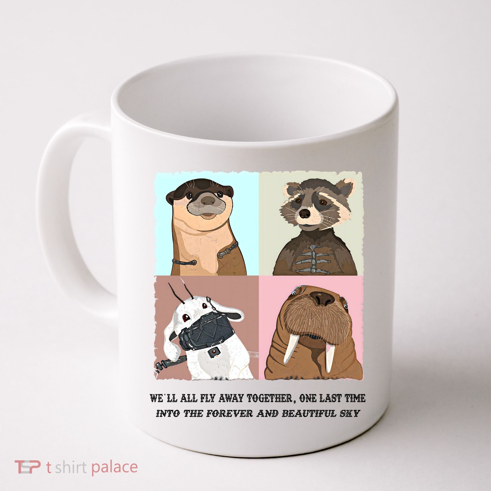 Lylla Rocket Floor Teefs Into The Forever And Beautiful Sky Rock Coffee Mug