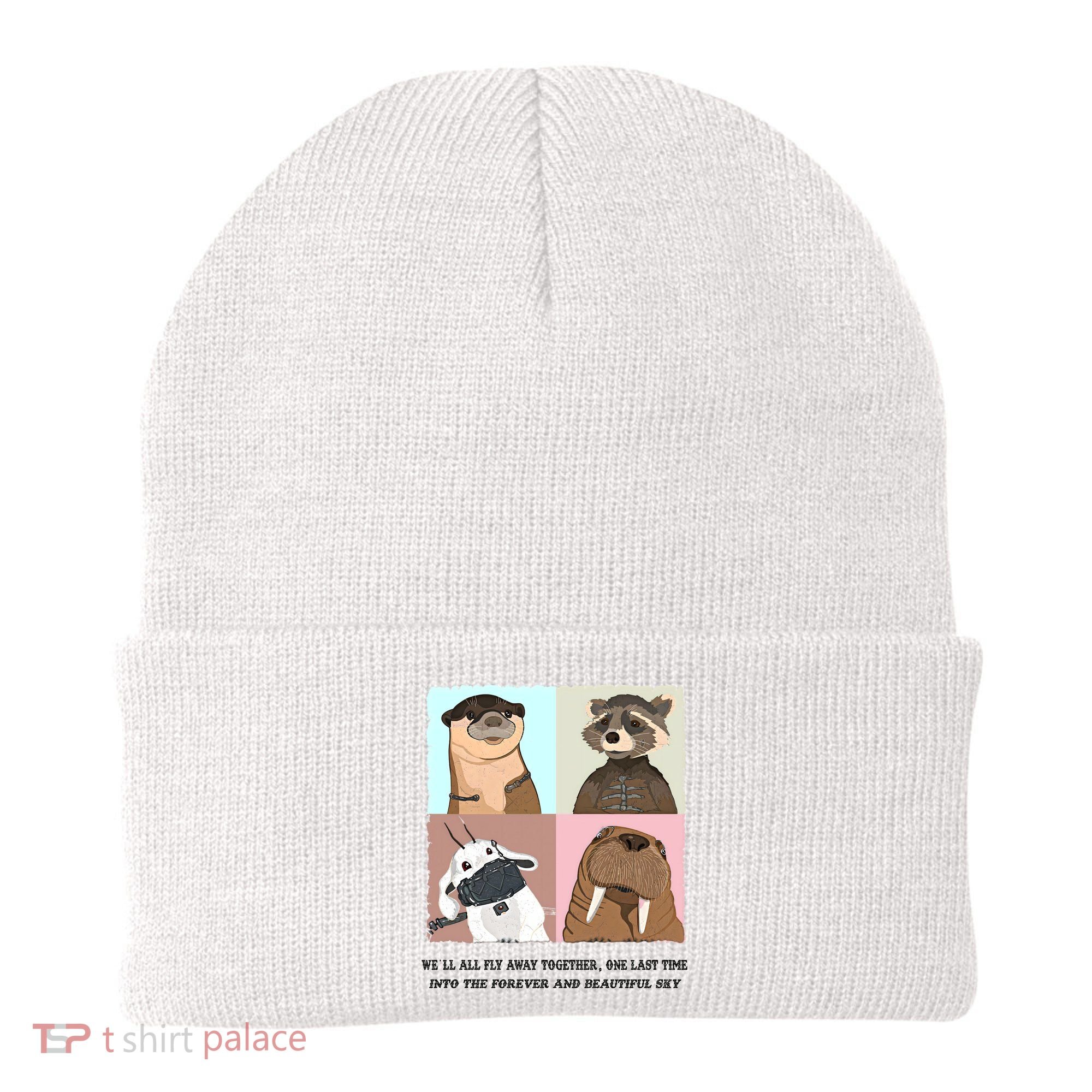 Lylla Rocket Floor Teefs Into The Forever And Beautiful Sky Rock Beanie