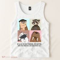 Lylla Rocket Floor Teefs Into The Forever And Beautiful Sky Rock Tank Top thumb 2