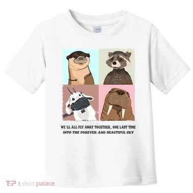 Lylla Rocket Floor Teefs Into The Forever And Beautiful Sky Rock Toddler T-Shirt