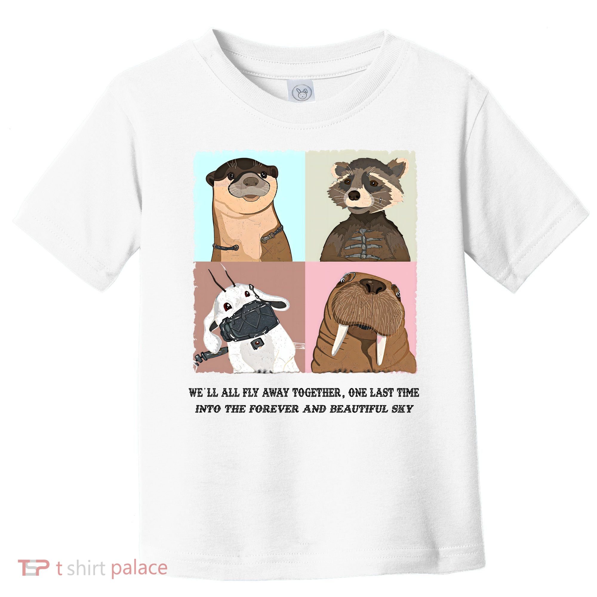 Lylla Rocket Floor Teefs Into The Forever And Beautiful Sky Rock Toddler T-Shirt