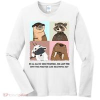 Lylla Rocket Floor Teefs Into The Forever And Beautiful Sky Rock Women's Long Sleeve Shirt thumb 0