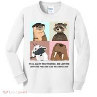 Lylla Rocket Floor Teefs Into The Forever And Beautiful Sky Rock Kids Long Sleeve Shirt thumb 0
