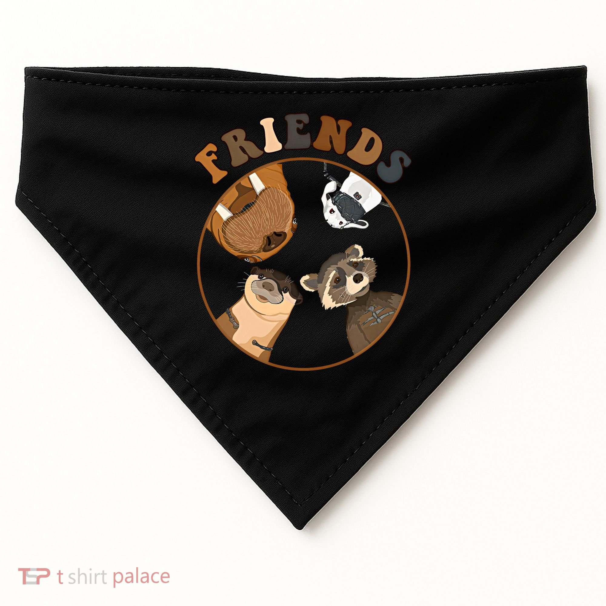 Lylla Rocket Floor Teefs Into The Forever And Beautiful Sky Rocket USA-Made Doggie Bandana