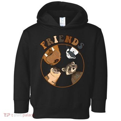 Lylla Rocket Floor Teefs Into The Forever And Beautiful Sky Rocket Toddler Hoodie