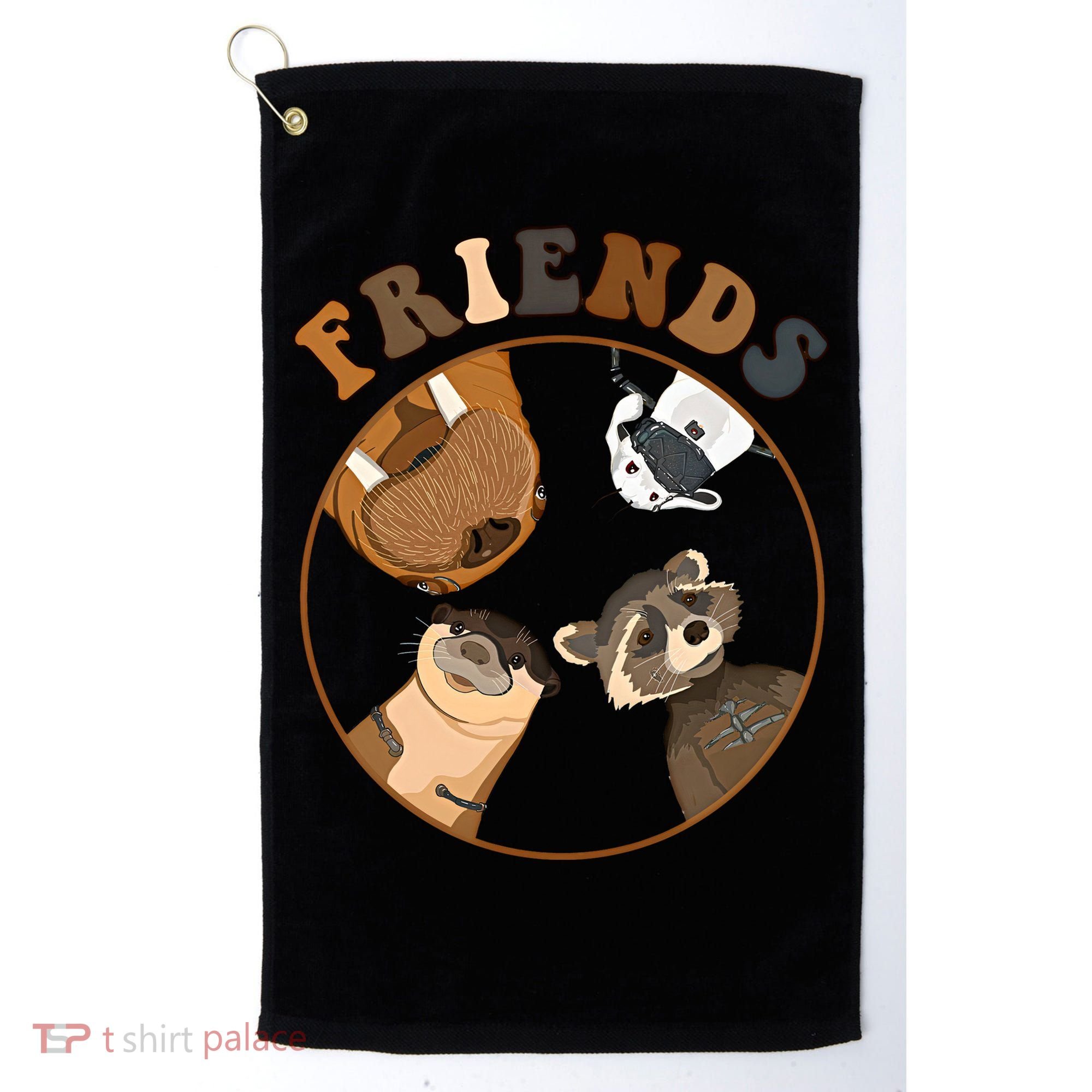 Lylla Rocket Floor Teefs Into The Forever And Beautiful Sky Rocket Golf Towel