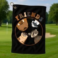 Lylla Rocket Floor Teefs Into The Forever And Beautiful Sky Rocket Golf Towel thumb 1