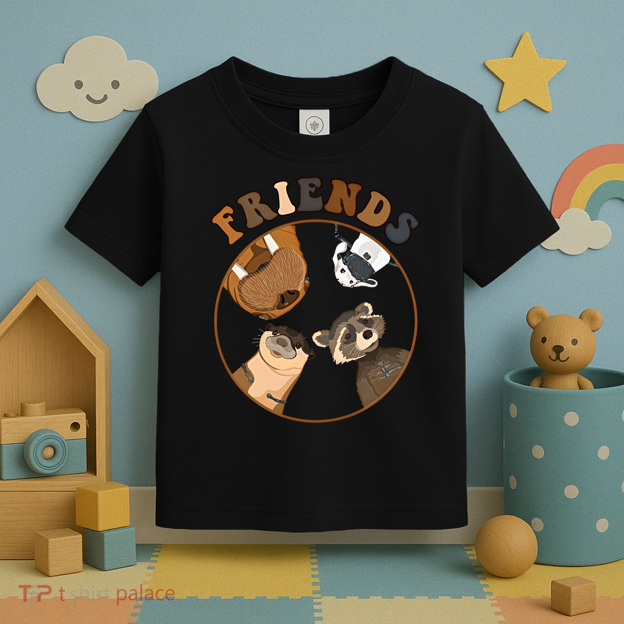 Lylla Rocket Floor Teefs Into The Forever And Beautiful Sky Rocket Toddler T-Shirt