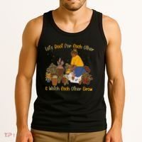 Let's Root For Each Other And Watch Each Other Grow Plant Lover Tank Top thumb 3