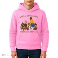 Let's Root For Each Other And Watch Each Other Grow Plant Lover Kids Hoodie thumb 4