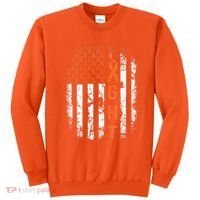 Leukemia Ribbon Fight American Flag Leukemia Awareness Sweatshirt thumb 0