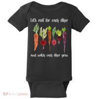 Let's Root For Each Other And Watch Each Other Grow Vegetables Baby Bodysuit thumb 0