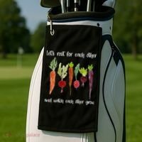 Let's Root For Each Other And Watch Each Other Grow Vegetables Golf Towel thumb 2