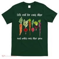 Let's Root For Each Other And Watch Each Other Grow Vegetables T-Shirt thumb 0