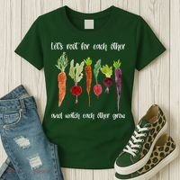 Let's Root For Each Other And Watch Each Other Grow Vegetables Women's T-Shirt thumb 3