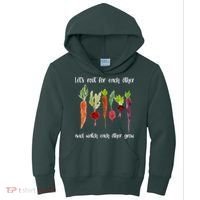 Let's Root For Each Other And Watch Each Other Grow Vegetables Kids Hoodie thumb 0
