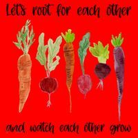 Let's Root For Each Other And Watch Each Other Grow Vegetables Santa Hat thumb 1