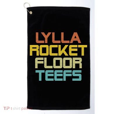 Lylla & Rocket & Floor & Teefs Golf Towel