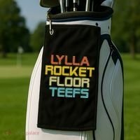 Lylla & Rocket & Floor & Teefs Golf Towel thumb 2
