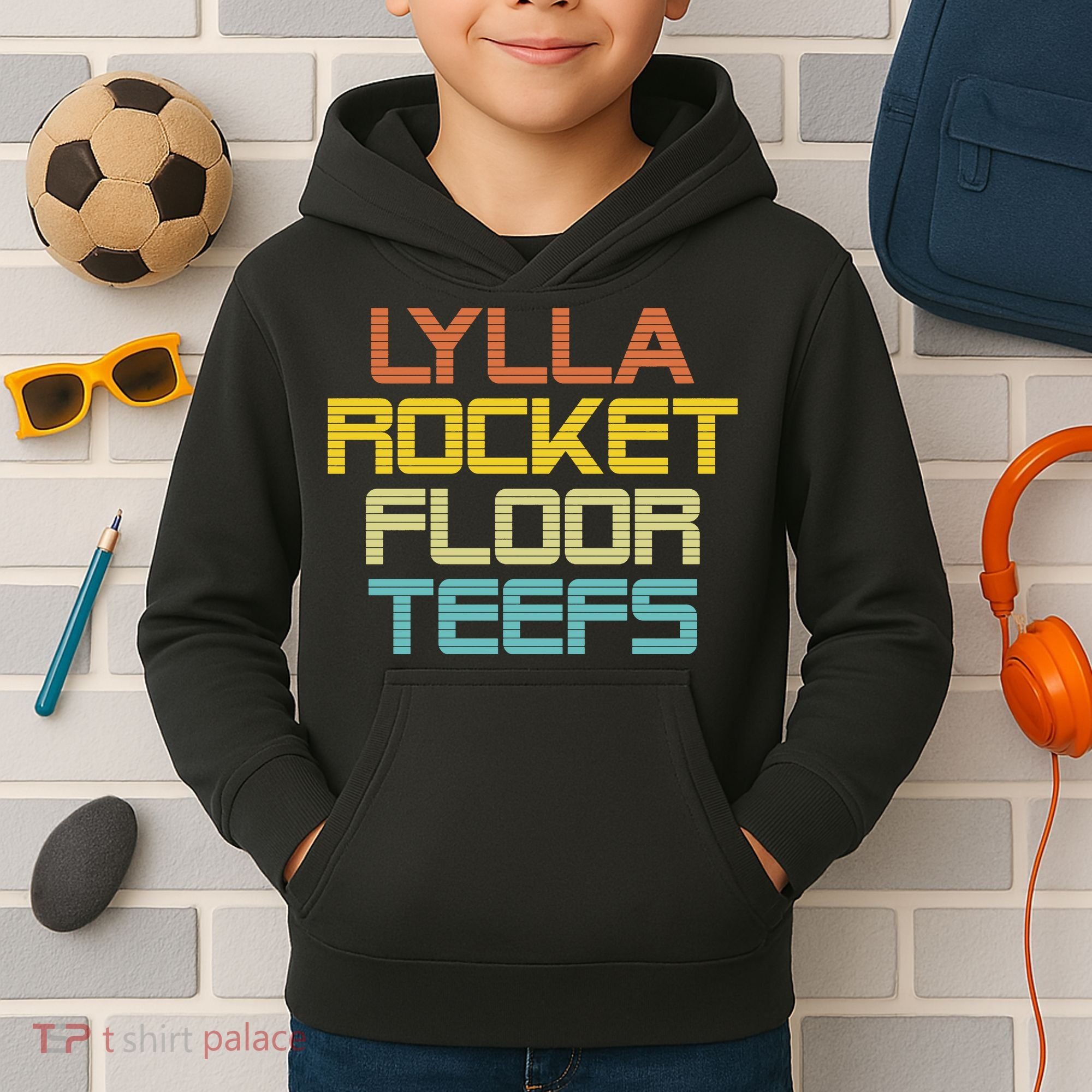 Lylla & Rocket & Floor & Teefs Kids Hoodie