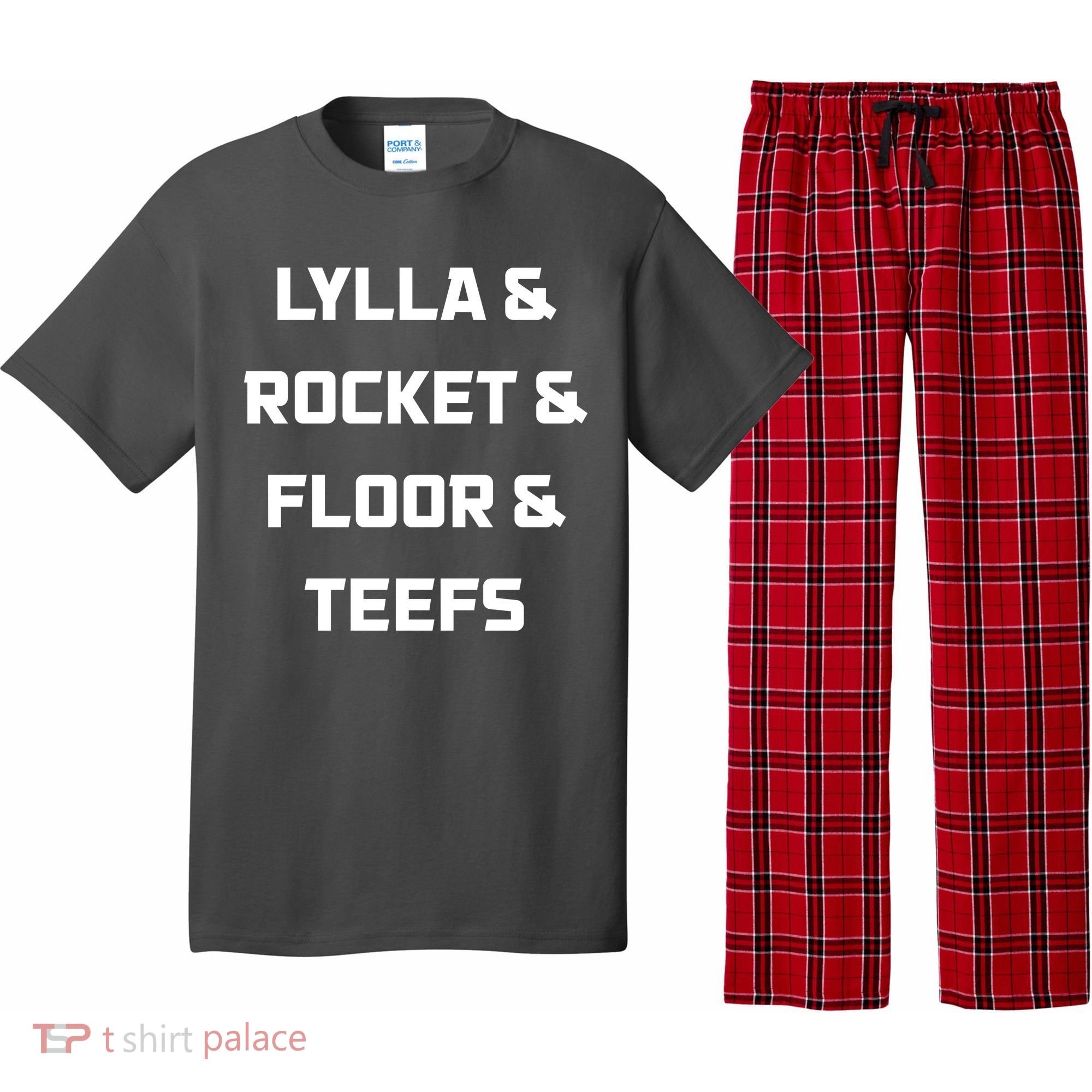 Lylla Rocket Floor And Teefs Pajama Set