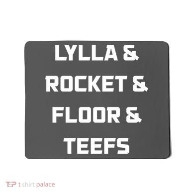 Lylla Rocket Floor And Teefs Mousepad