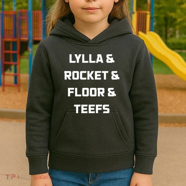 Lylla Rocket Floor And Teefs Kids Hoodie