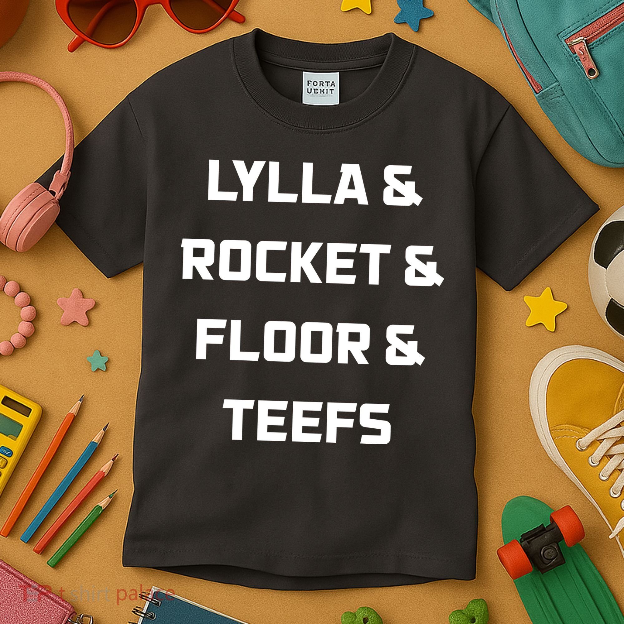 Lylla Rocket Floor And Teefs Kids T-Shirt