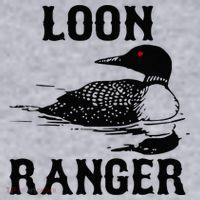Loon Ranger Funny Common Loon Bird Watching Women's Sweatshirt thumb 2