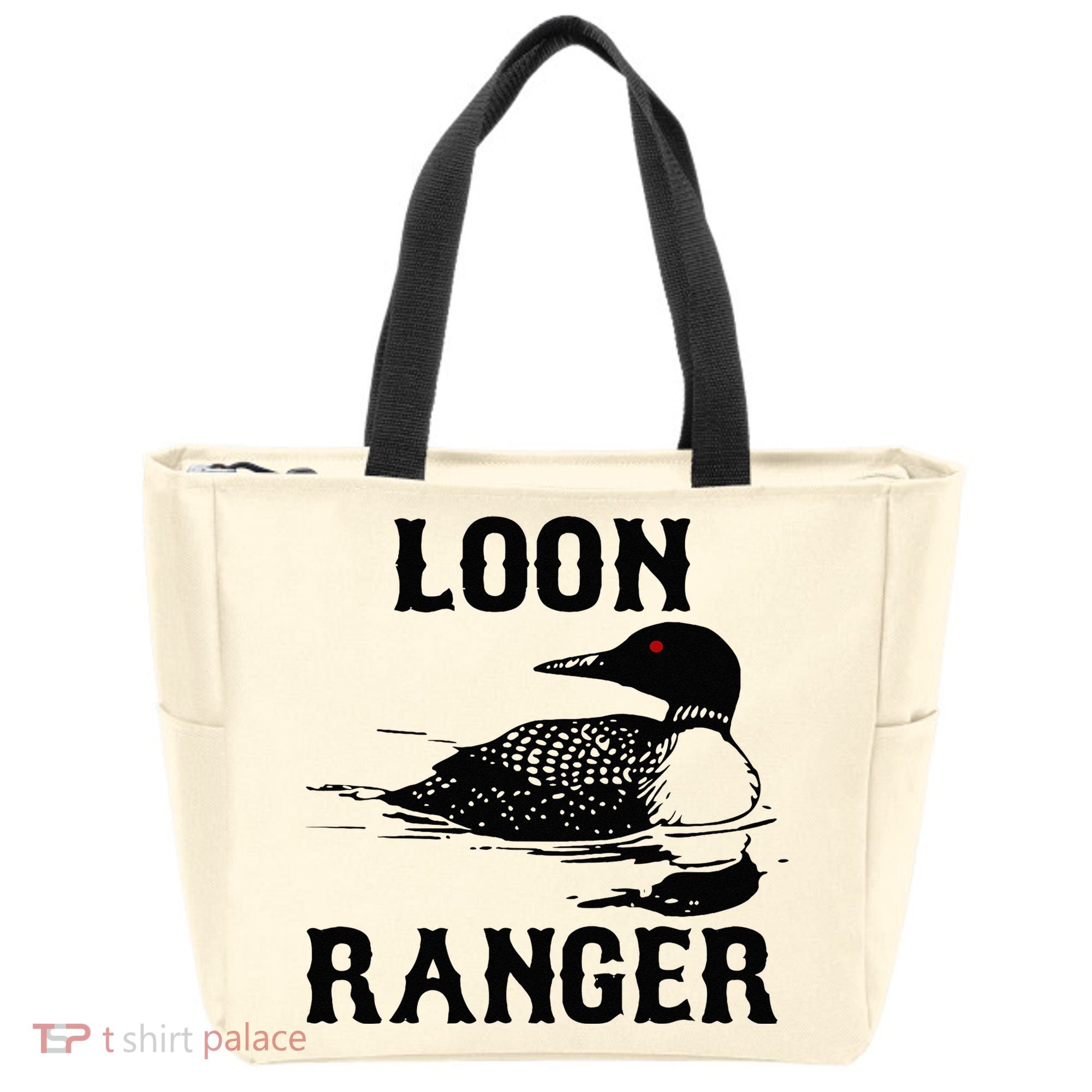 Loon Ranger Funny Common Loon Bird Watching Tote Bag