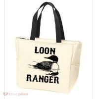 Loon Ranger Funny Common Loon Bird Watching Tote Bag thumb 3