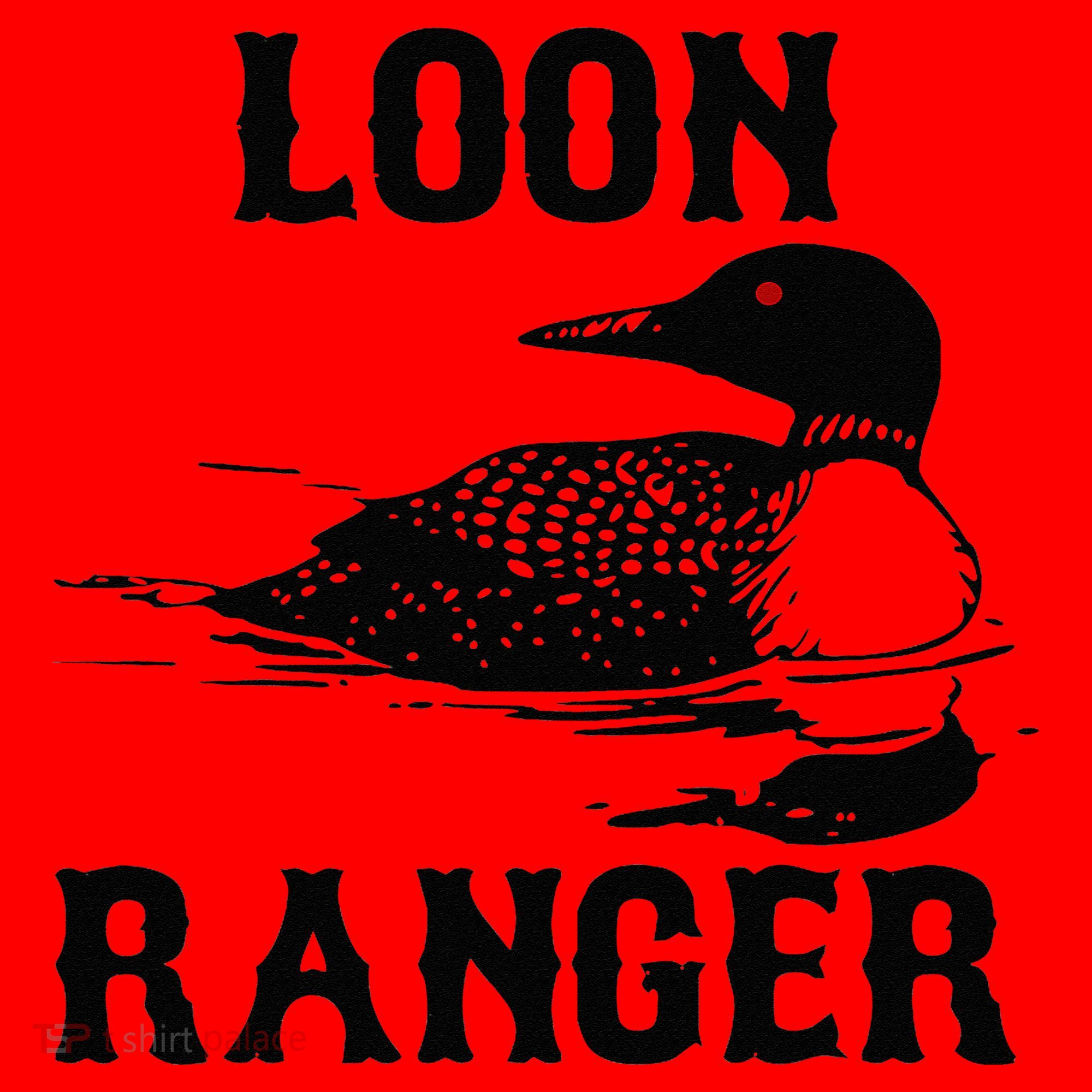 Loon Ranger Funny Common Loon Bird Watching Santa Hat