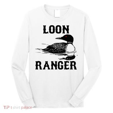 Loon Ranger Funny Common Loon Bird Watching Long Sleeve Shirt