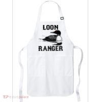 Loon Ranger Funny Common Loon Bird Watching Apron thumb 0