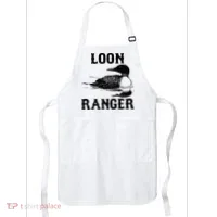Loon Ranger Funny Common Loon Bird Watching Apron thumb 0