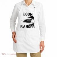 Loon Ranger Funny Common Loon Bird Watching Apron thumb 2
