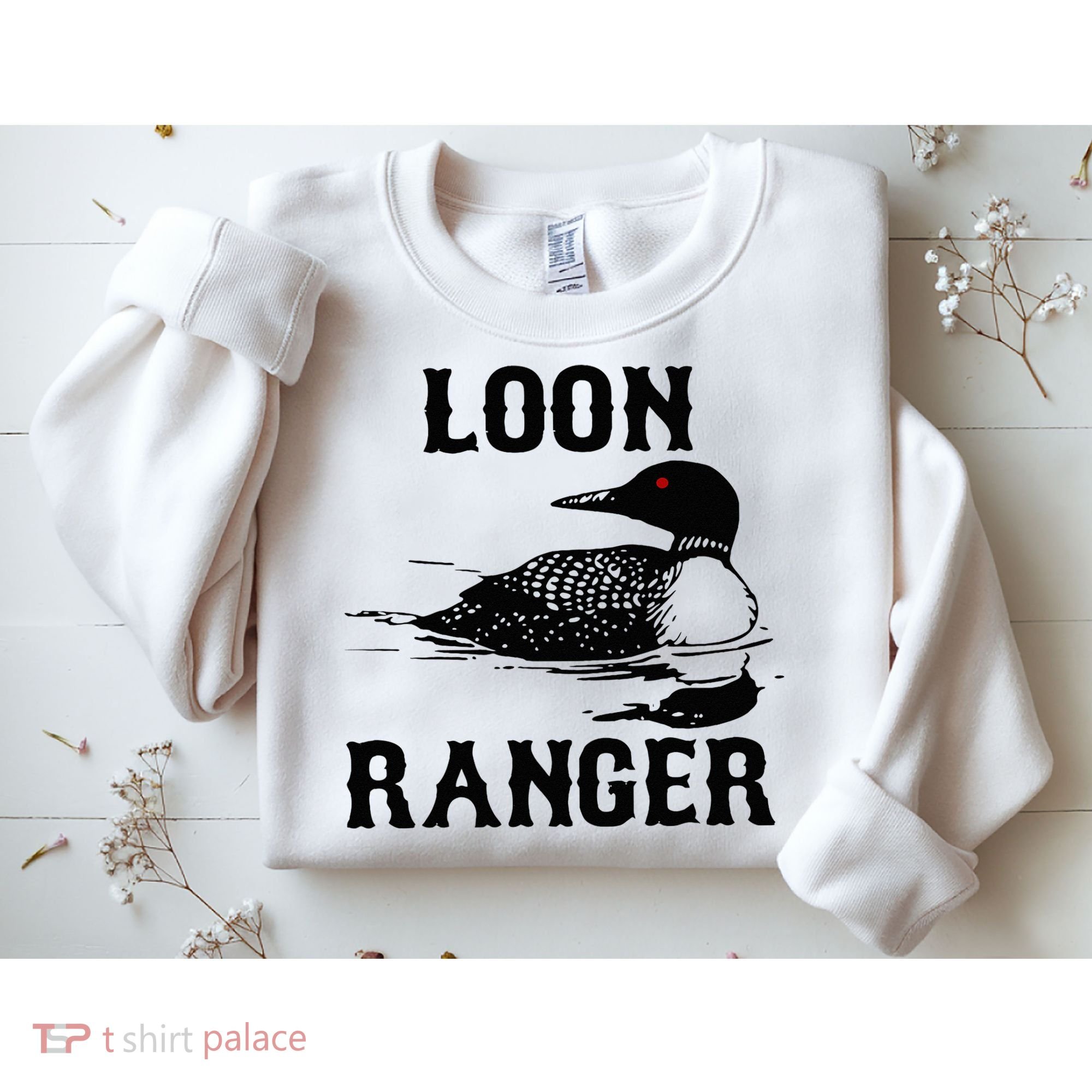 Loon Ranger Funny Common Loon Bird Watching Sweatshirt