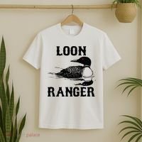 Loon Ranger Funny Common Loon Bird Watching T-Shirt thumb 2