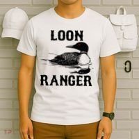 Loon Ranger Funny Common Loon Bird Watching T-Shirt thumb 6