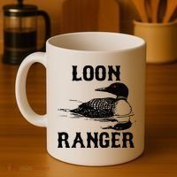 Loon Ranger Funny Common Loon Bird Watching Coffee Mug thumb 4