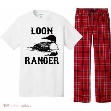 Loon Ranger Funny Common Loon Bird Watching Pajama Set