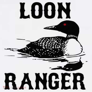 Loon Ranger Funny Common Loon Bird Watching Women's Perfect Tri Tunic Long Sleeve Shirt