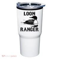 Loon Ranger Funny Common Loon Bird Watching Tumbler thumb 0