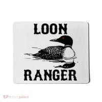Loon Ranger Funny Common Loon Bird Watching Mousepad thumb 0