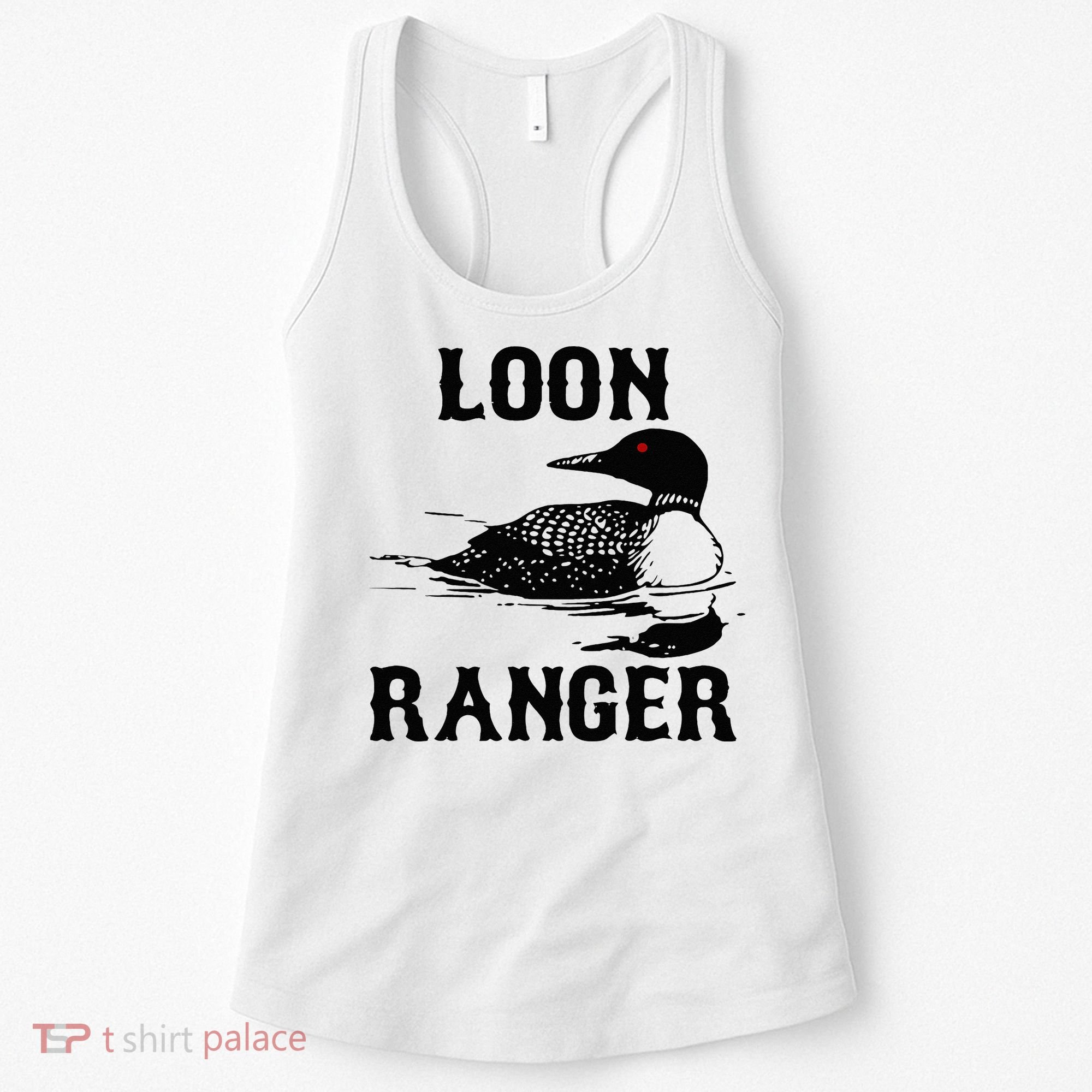 Loon Ranger Funny Common Loon Bird Watching Women's Tank Top