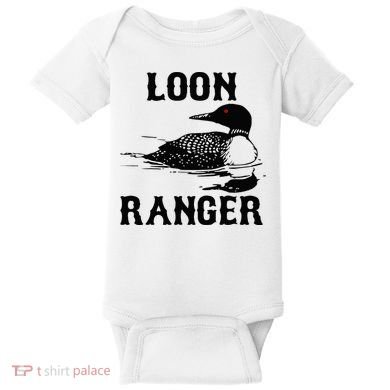 Loon Ranger Funny Common Loon Bird Watching Baby Bodysuit