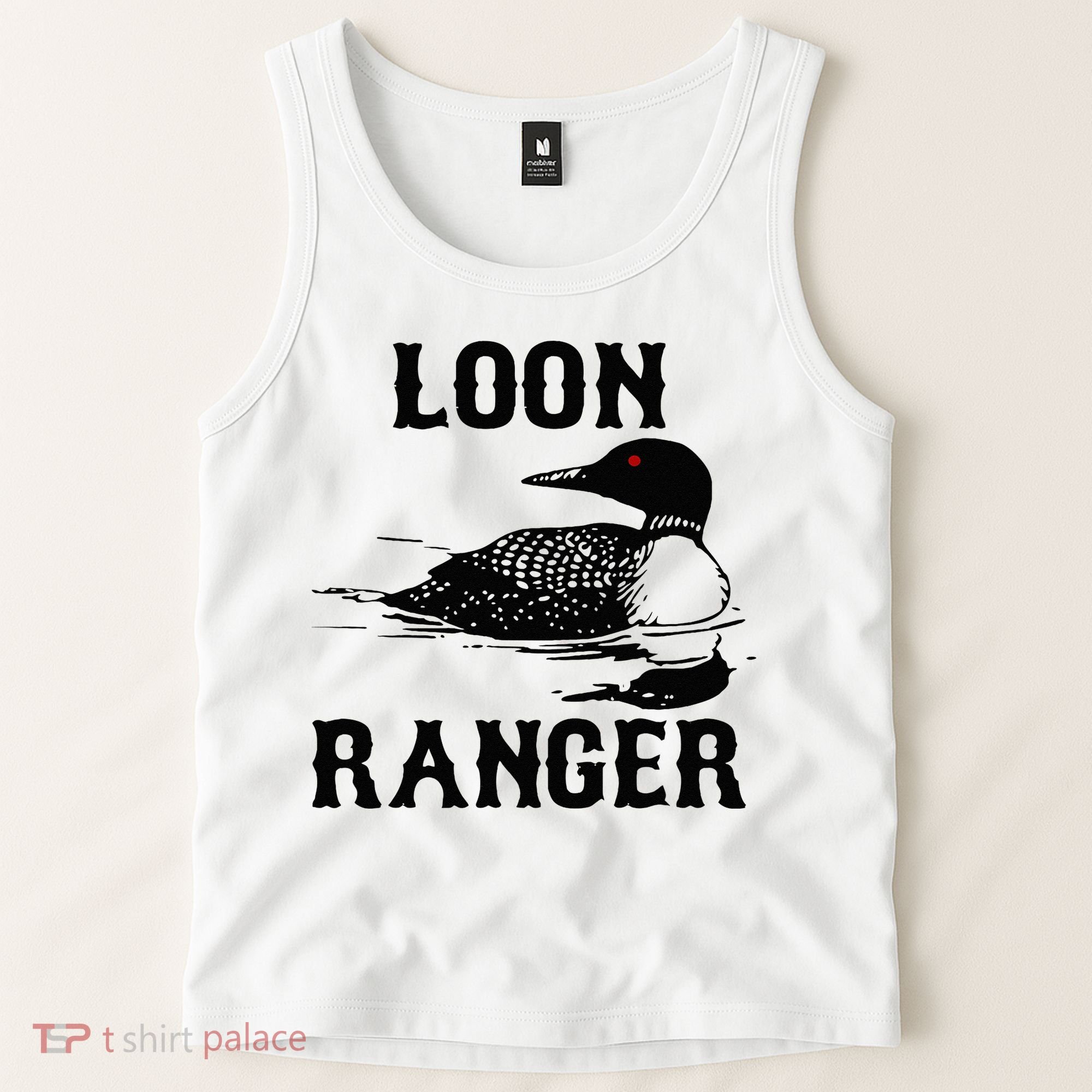 Loon Ranger Funny Common Loon Bird Watching Tank Top